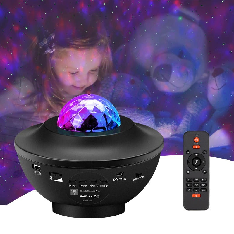 Proyector Galaxia  Bluetooth con altavoz y Luces led